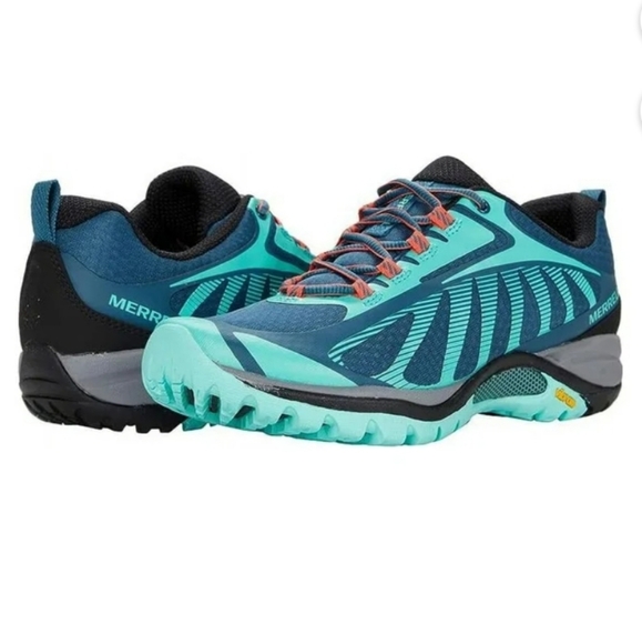 Merrell Siren Edge 3 Trail Shoe Low Running Hiking Polar / Wave Size 5 - Picture 1 of 7